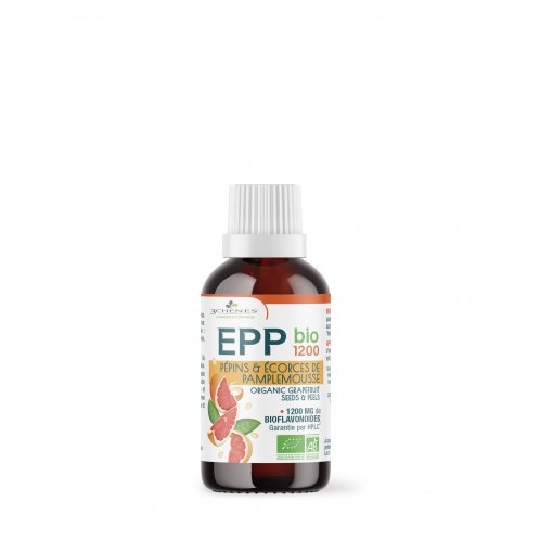 Maisto papildas imunitetui 3C PHARMA Greipfrutų sėklų ekstraktas EPP1200 ekologiškas 50ml | Mano Vaistinė
