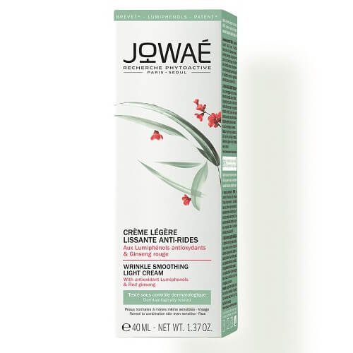 Veido priežiūros priemonė Raukšles lyginantis kremas normaliai - mišriai odai JOWAE, 40 ml | Mano Vaistinė