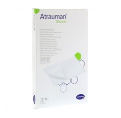 Hartmann Atrauman Silicone tvarstis žaizdoms, sterilus, 7.5 x 10 cm, N1