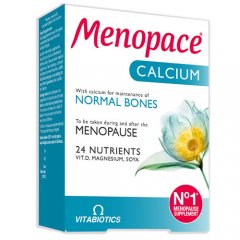 Moterims menopauzes periodu MENOPACE CALCIUM, 60 tab.