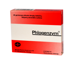 Phlogenzym tabletės, nuo uždegimo, N40