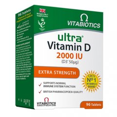 Vitaminas D ULTRA, 96 tabletės
