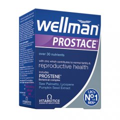 Normaliai prostatos funkcijai WELLMAN PROSTACE, 60 tab.