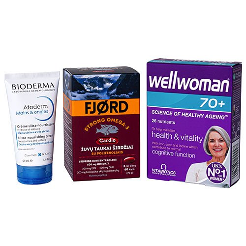 BIODERMA močiutės grožiui, WELLWOMAN ir FJORD gerai savijautai  Kalėdų dovana MOČIUTEI | Mano Vaistinė