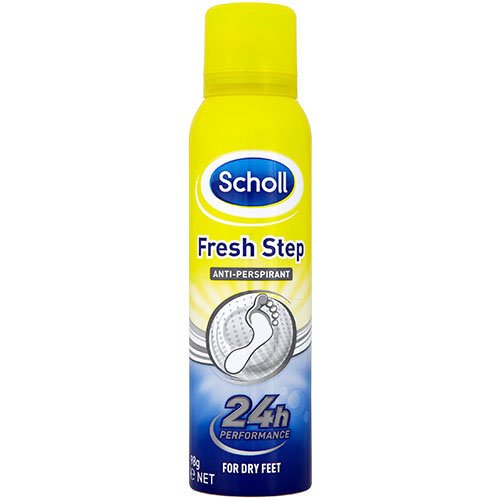 Purškiamas pėdų antiperspirantas SCHOLL FRESH STEP, 150 ml | Mano Vaistinė