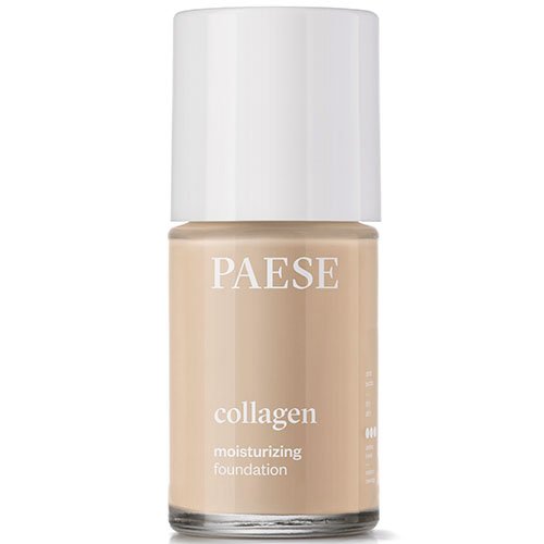 Drėkinanti kreminė pudra skirta jautriai, sausai, alergiškai odai Kreminė pudra PAESE COLLAGEN MOISTURIZING FOUNDATION, spalva 301C, 30 ml | Mano Vaistinė