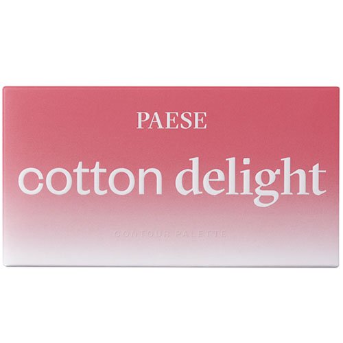 Highlighteris, bronzeris ir skaistalai vienoje paletėje Kontūravimo paletė PAESE COTTON DELIGHT, spalva 01 pink, 9 g | Mano Vaistinė