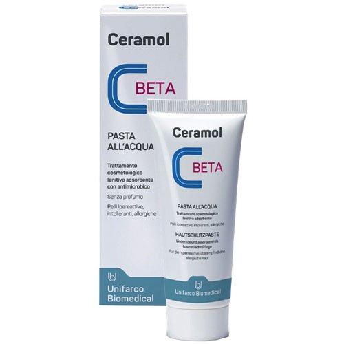 Cinko oksido kremas CERAMOL BETA WATER, 75 ml | Mano Vaistinė