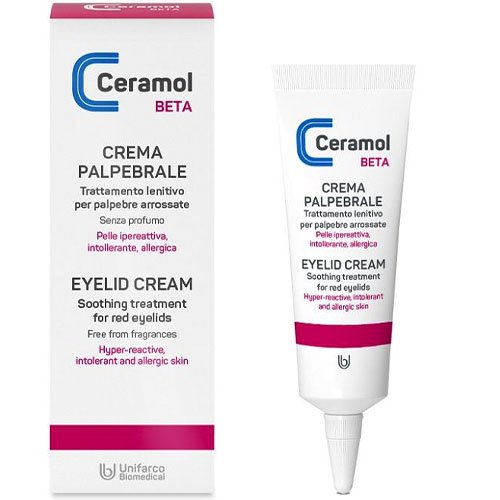 Raminantis kremas paraudusiems akių vokams CERAMOL BETA COMPLEX,10 ml | Mano Vaistinė