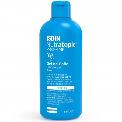 ISDIN Nutratopic Pro-AMP kūno prausiklis 400ml | Mano Vaistinė