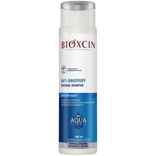 Šampūnas nuo pleiskanų BIOXCIN AQUA THERMAL,300 ml | Mano Vaistinė