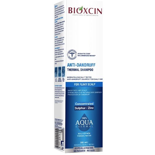 Šampūnas nuo pleiskanų BIOXCIN AQUA THERMAL,300 ml | Mano Vaistinė