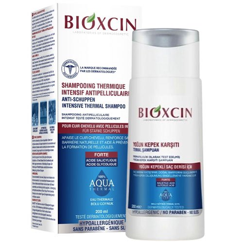 Šampūnas nuo intensyvaus pleiskanojimo BIOXCIN AQUA THERMAL DS, 200 ml | Mano Vaistinė