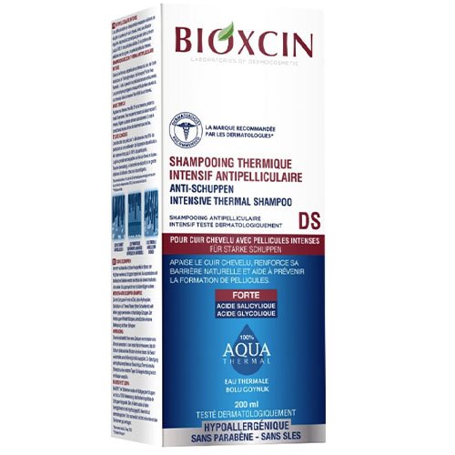 Šampūnas nuo intensyvaus pleiskanojimo BIOXCIN AQUA THERMAL DS, 200 ml | Mano Vaistinė