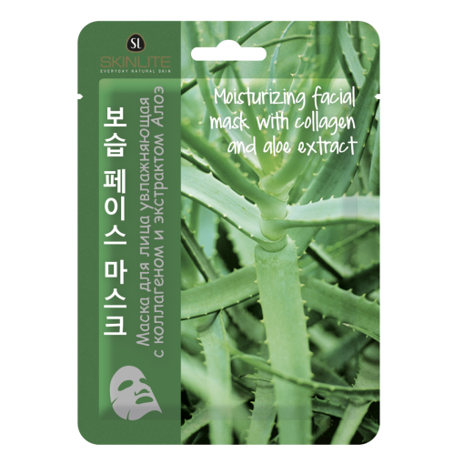 Intensyviai drėkina ir minkština Drėkinamoji veido kaukė su kolagenu ir alavijų ekstraktu SL-209 SKINLITE, 1 vnt | Mano Vaistinė Intensyviai drėkina ir minkština Drėkinamoji veido kaukė su kolagenu ir alavijų ekstraktu SL-209 SKINLITE, 1 vnt | Mano Vaistinė