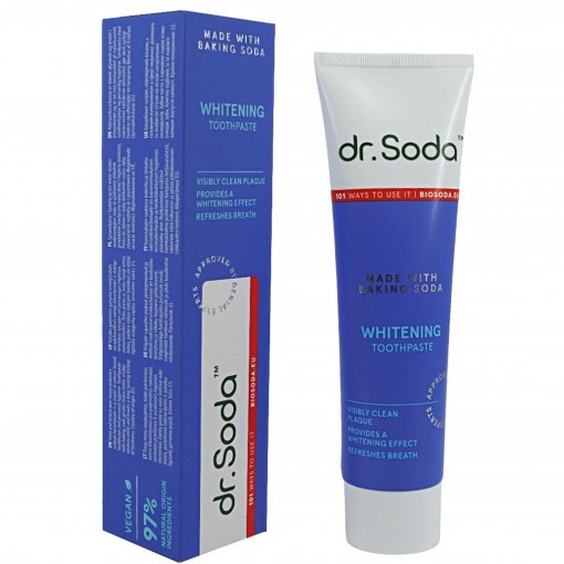 Balinanti dantų pasta DR.SODA WHITENING, 100 ml | Mano Vaistinė