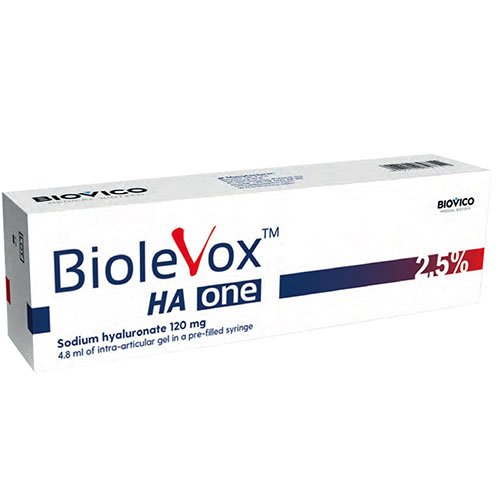 Tirpalas BIOLEVOX HA ONE2.5% 120 mg, 4.8 ml, 1 vnt. | Mano Vaistinė