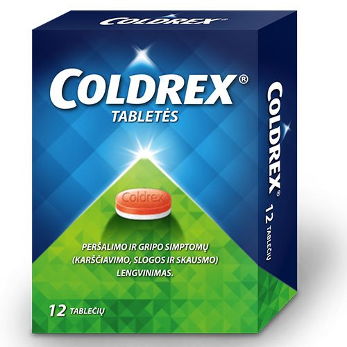 Tabletės nuo peršalimo Coldrex tabletės, N12 | Mano Vaistinė