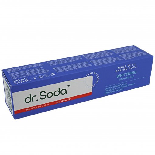 Balinanti dantų pasta DR.SODA WHITENING, 100 ml | Mano Vaistinė