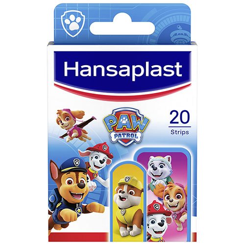 Vaikiškas pleistras HANSAPLAST PAW PATROL, 20 vnt. | Mano Vaistinė