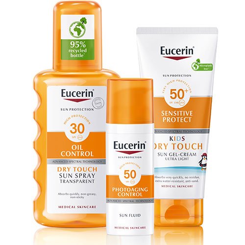 Saulės priemonių rinkinys EUCERIN SUN, 3 vnt.  | Mano Vaistinė