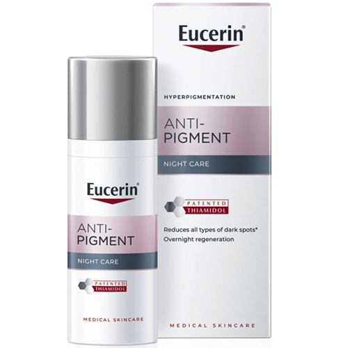 Naktinis veido kremas EUCERIN ANTI-PIGMENT, 50 ml | Mano Vaistinė