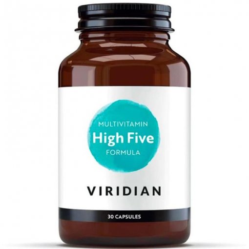 Multivitaminų ir mineralų kompleksas VIRIDIAN HIGH FIVE FORMULA, 30 kaps. | Mano Vaistinė