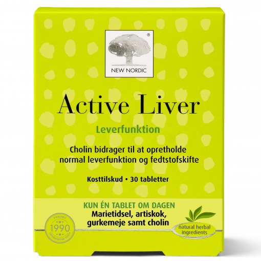 Kepenims NEW NORDIC ACTIVE LIVER, 30 tab. | Mano Vaistinė