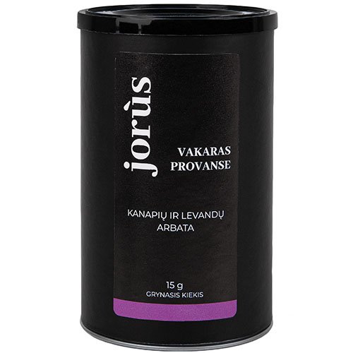 Kanapių ir levandų arbata „VAKARAS PROVANSE“, 15 g | Mano Vaistinė