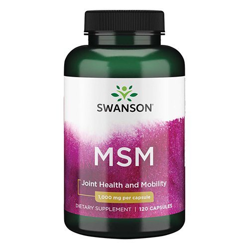 Maisto papildas sąnariams ir sausgyslėms MSM (metilsulfonilmetanas) SWANSON, 1000 mg, 120 kaps. | Mano Vaistinė