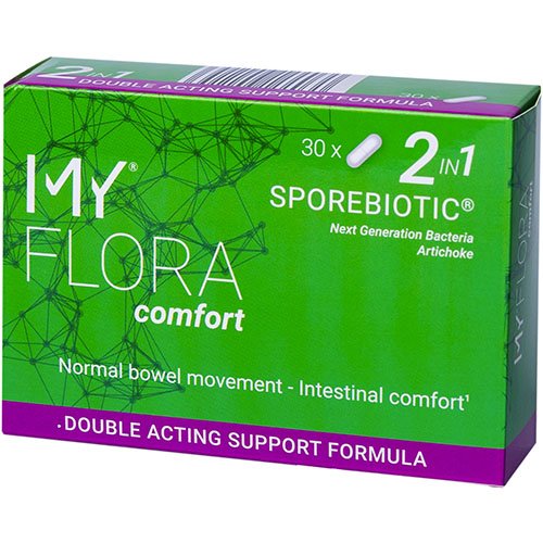 Gerosios bakterijos MY FLORA COMFORT SPOREBIOTIC, 30 kaps. | Mano Vaistinė