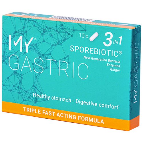 Gerosios bakterijos MY GASTRIC SPOREBIOTIC, 10 kaps. | Mano Vaistinė