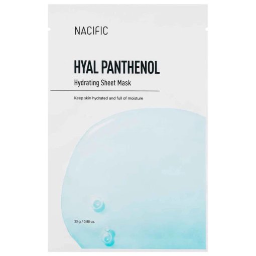 Su hialuronu ir pantenoliu Drėkinanti lakštinė veido kaukė NACIFIC HYAL PANTHENOL HYDRATING MASK, 25 g | Mano Vaistinė Su hialuronu ir pantenoliu Drėkinanti lakštinė veido kaukė NACIFIC HYAL PANTHENOL HYDRATING MASK, 25 g | Mano Vaistinė