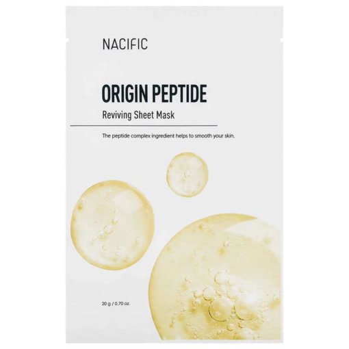 Maitina sausą odą Gaivinamoji lakštinė veido kaukė NACIFIC ORIGIN PEPTIDE MASK, 20 g | Mano Vaistinė Maitina sausą odą Gaivinamoji lakštinė veido kaukė NACIFIC ORIGIN PEPTIDE MASK, 20 g | Mano Vaistinė