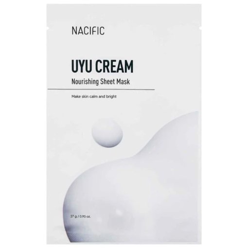 Suteikia spindesio Maitinanti lakštinė veido kaukė NACIFIC UYU CREAM NOURISHING MASK, 27 g | Mano Vaistinė Suteikia spindesio Maitinanti lakštinė veido kaukė NACIFIC UYU CREAM NOURISHING MASK, 27 g | Mano Vaistinė