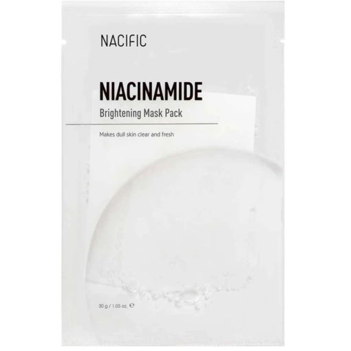 Sausai, pavargusiai ir papilkėjusiai odai Šviesinanti lakštinė veido kaukė NACIFIC NIACINAMIDE BRIGHTENING MASK, 30 g | Mano Vaistinė Sausai, pavargusiai ir papilkėjusiai odai Šviesinanti lakštinė veido kaukė NACIFIC NIACINAMIDE BRIGHTENING MASK, 30 g | Mano Vaistinė