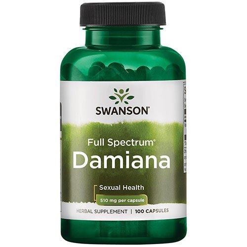 Damiana lapai (Turnera diffusa) SWANSON, 510 mg, 100 kapsulių | Mano Vaistinė