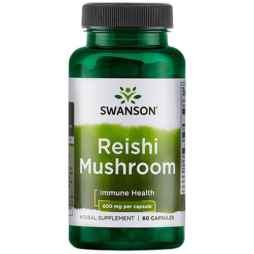 Reishi SWANSON, 600 mg, 60 kapsulių | Mano Vaistinė