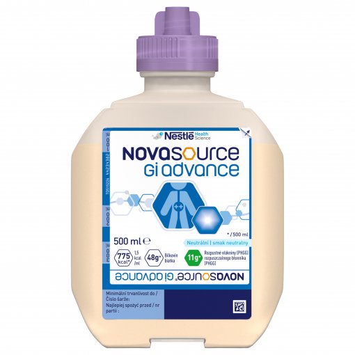 Specialios medicininės paskirties maisto produktas NOVASOURCE GI ADVANCE, 500 ml | Mano Vaistinė