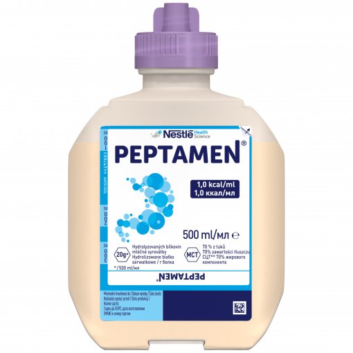 Specialios medicininės paskirties maisto produktas PEPTAMEN, 500ml  | Mano Vaistinė