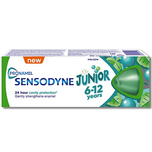 Dantų pasta 6-12 m. vaikams SENSODYNE PRONAMEL JUNIOR, 50 ml  | Mano Vaistinė