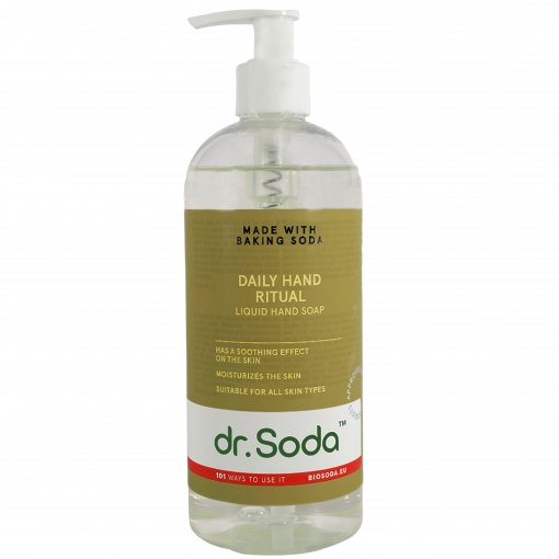 Skystas rankų muilas DR.SODA DAILY HAND RITUAL, 400 ml | Mano Vaistinė