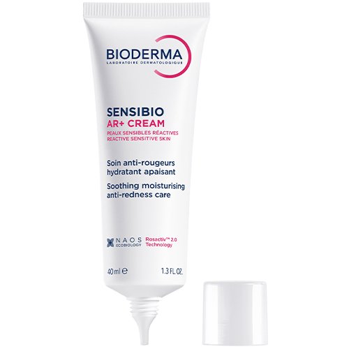 'Drėkinantis ir raminantis kremas raustančiai, jautriai odai  Kremas raustančiai, jautriai odai BIODERMA SENSIBIO AR+, 40 ml | Mano Vaistinė