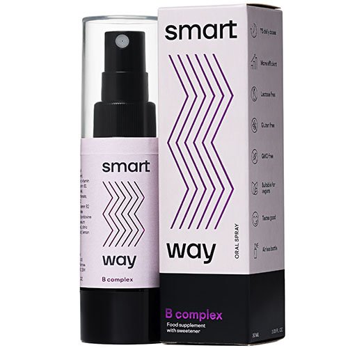 Vitaminų B kompleksas SMART WAY (purškiamas), 30 ml | Mano Vaistinė