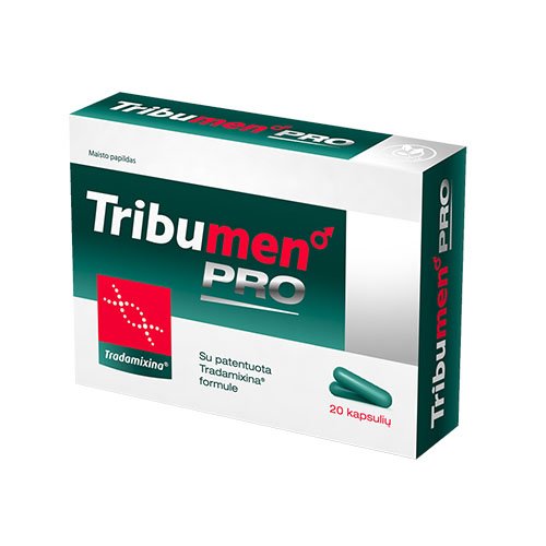 supplement for men Tribumen Pro capsules for men, N20  | Mano Vaistinė