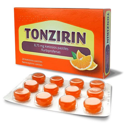 Tonzirin 8.75mg kietosios pastilės N24 LI (MaxPharma) | Mano Vaistinė