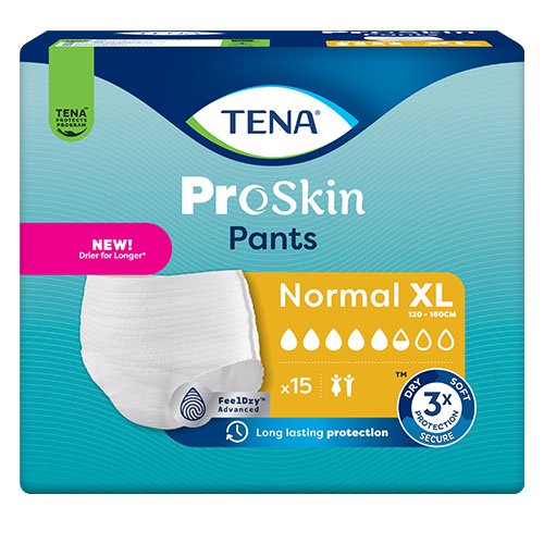 Sauskelnės-kelnaitės TENA PANTS NORMAL, XL, 15 vnt. | Mano Vaistinė