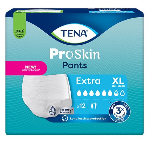 Sauskelnės-kelnaitės TENA PANTS EXTRA, XL, 12 vnt. | Mano Vaistinė