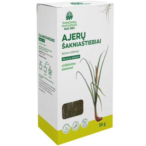 Arbatos ir vaistažolės virškinimui Ajerų šakniastiebiai, 50 g (AC) | Mano Vaistinė Arbatos ir vaistažolės virškinimui Ajerų šakniastiebiai, 50 g (AC) | Mano Vaistinė