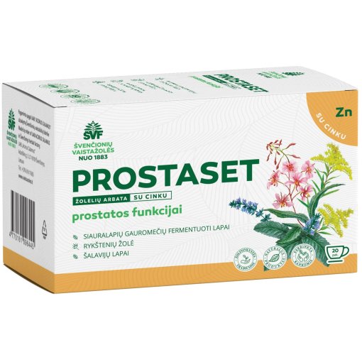 Arbatos ir vaistažolės šlapimo sistemai PROSTASET Herbal tea, N20 | Mano Vaistinė Arbatos ir vaistažolės šlapimo sistemai PROSTASET Herbal tea, N20 | Mano Vaistinė